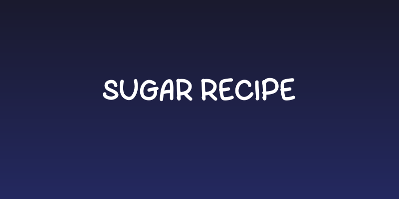 Sugar Recipe Social Header