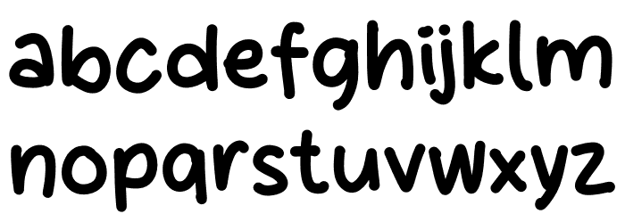 Sugar Recipe Schriftart Kleinbuchstaben