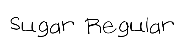 Sugar Regular  Descarca Fonturi Gratis