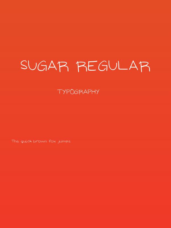 Sugar Regular Poster
