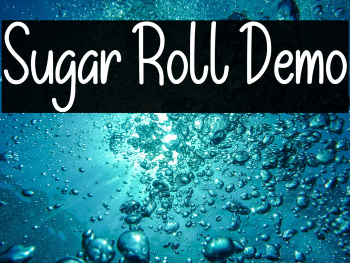 Sugar Roll Demo Example 1