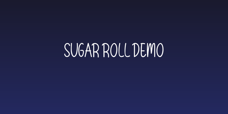 Sugar Roll Demo Social Header