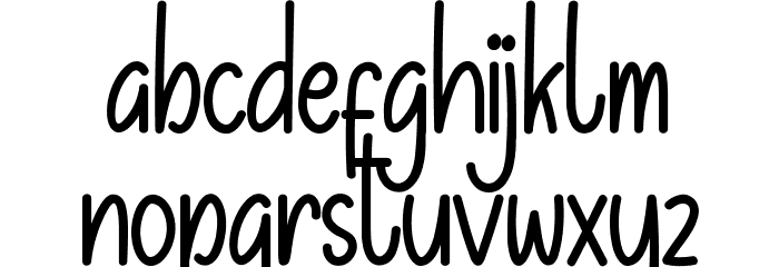 Sugar Roll Demo Font LOWERCASE
