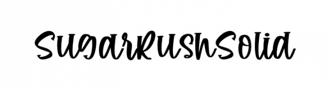 Sugar Rush Solid  تنزيل الخطوط