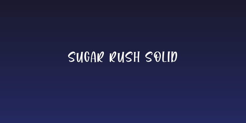 Sugar Rush Solid Social Header