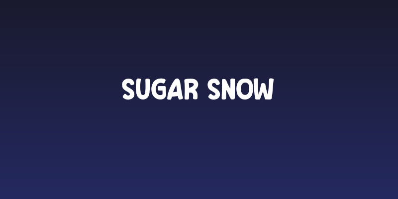 Sugar Snow Social Header