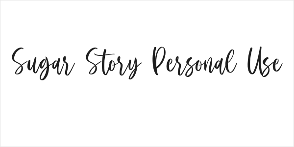 Sugar Story Personal Use Logo