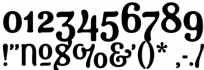 Sugar & Vinegar Font OTHER CHARS