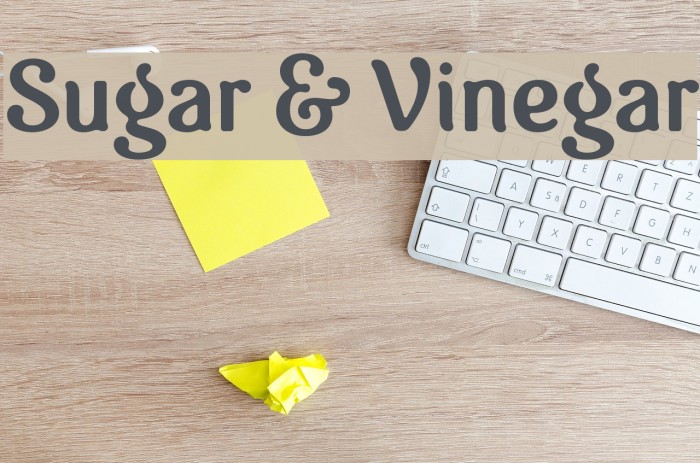 Sugar & Vinegar Polices examples