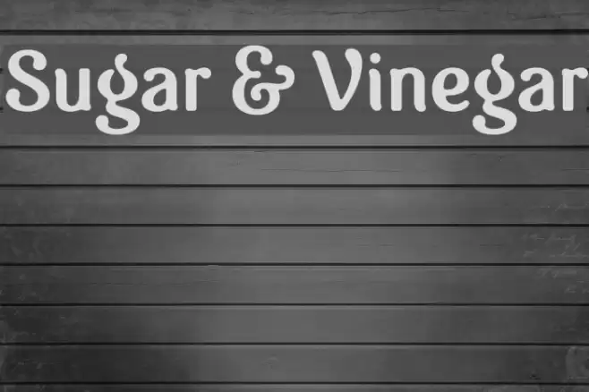 Sugar & Vinegar Font examples