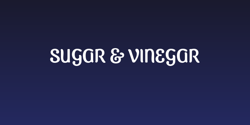 Sugar & Vinegar Social Header