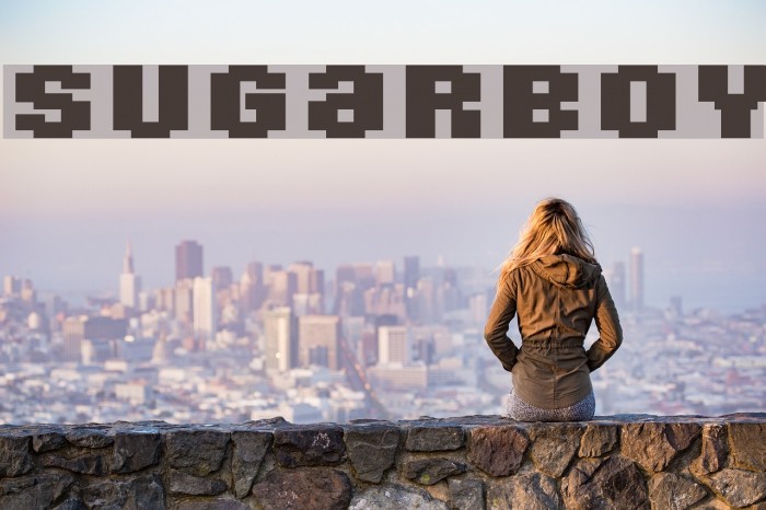 SugarBoy Font examples