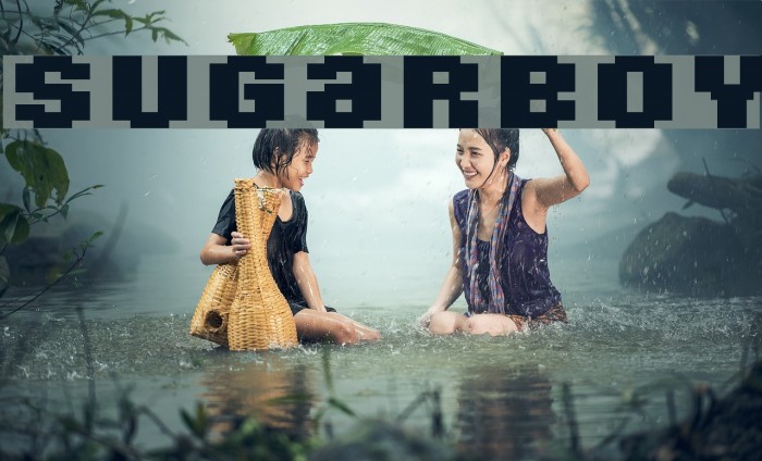 SugarBoy Font examples