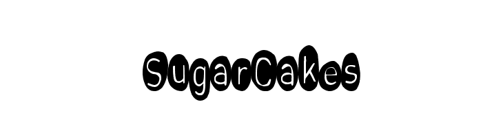 SugarCakes  フリーフォントのダウンロード