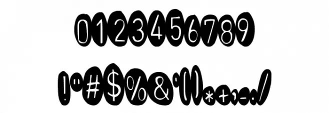 SugarCakes Font OTHER CHARS