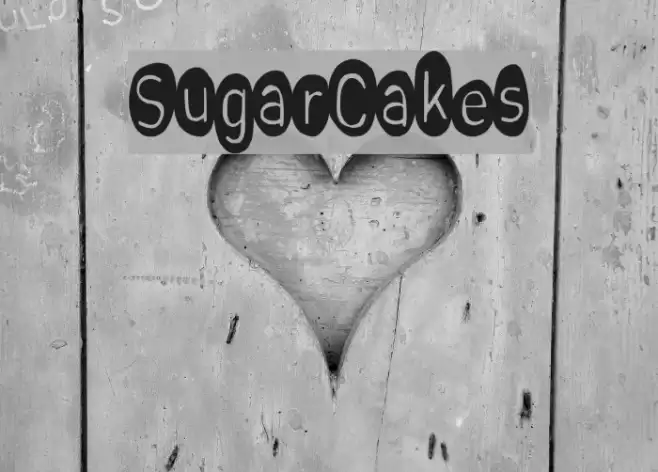 SugarCakes Font examples