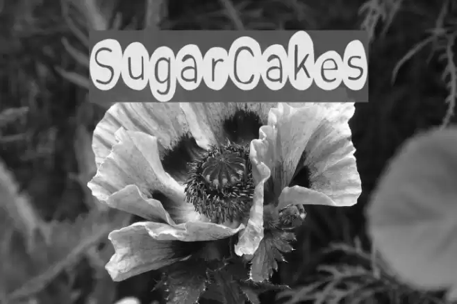 SugarCakes Font examples