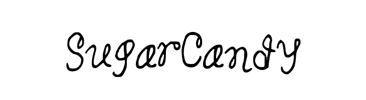 SugarCandy  Frei Schriftart Herunterladen