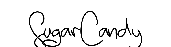 SugarCandy  Frei Schriftart Herunterladen