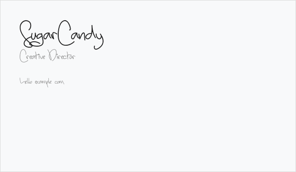 SugarCandy Business Card