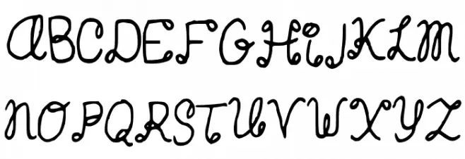 SugarCandy Schriftart Groß