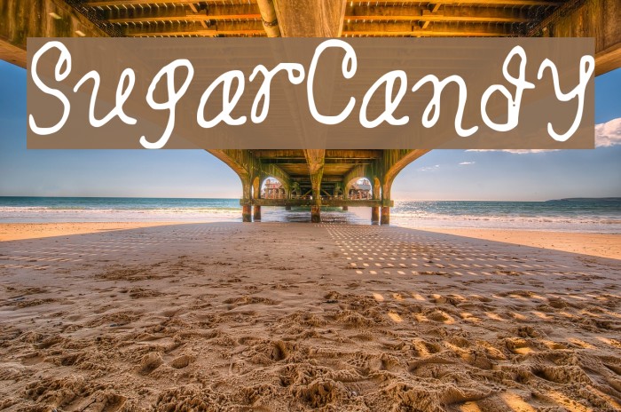 SugarCandy Font examples