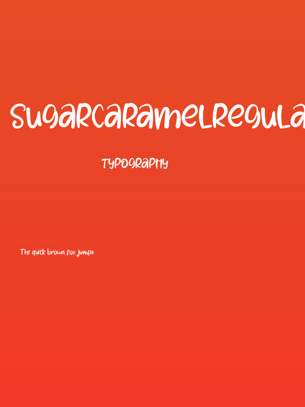 SugarCaramelRegular Poster