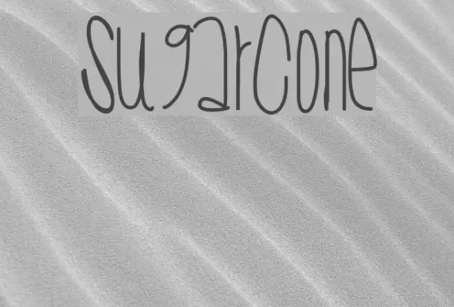 SugarCone Font examples