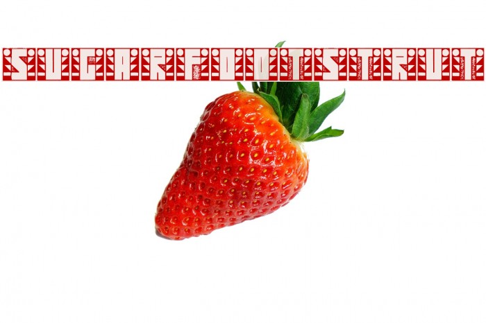 SugarFootStrut Font examples