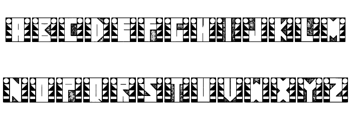 SugarFootStrut Font LOWERCASE