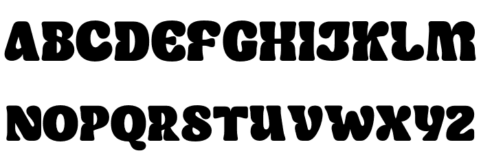 SugarPeachyDEMO-Black Font UPPERCASE