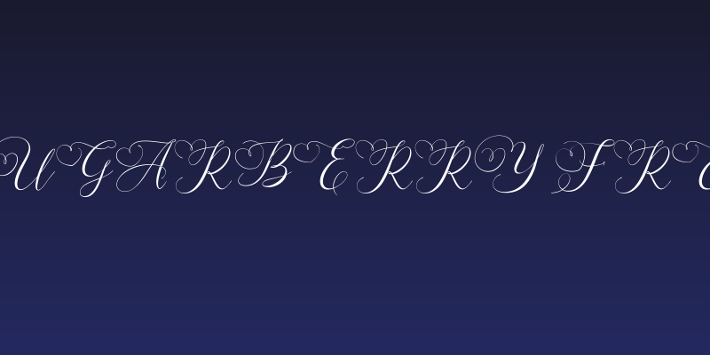 Sugarberry FREE Social Header