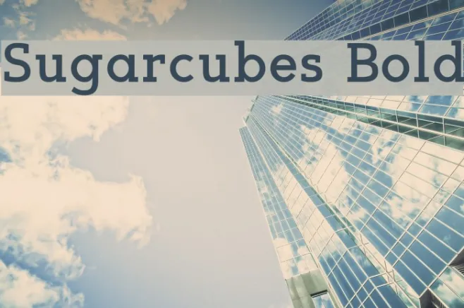 Sugarcubes Bold Example 1