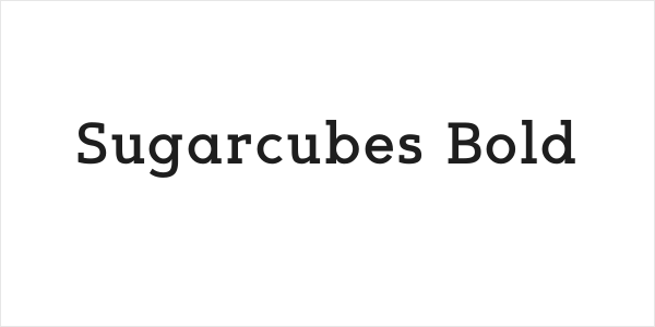 Sugarcubes Bold Logo