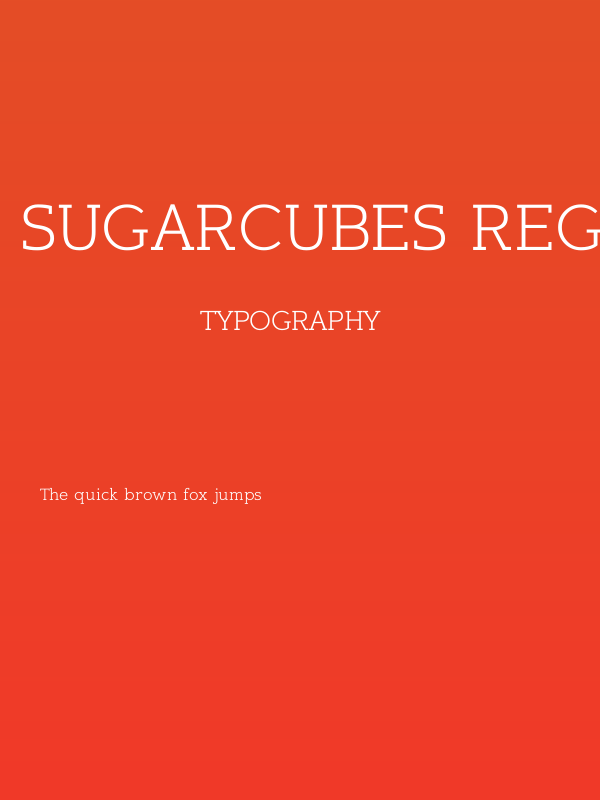 Sugarcubes Regular Poster