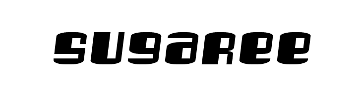 Sugaree  フリーフォントのダウンロード