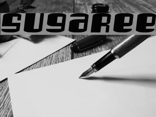 Sugaree Font examples