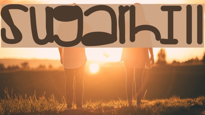 Sugarhill Font examples