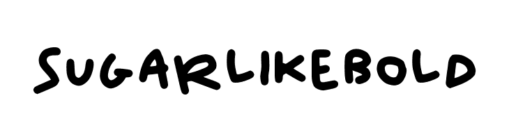 Sugarlike Bold  Frei Schriftart Herunterladen