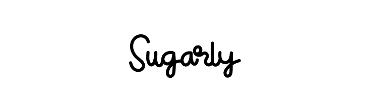 Sugarly Шрифта