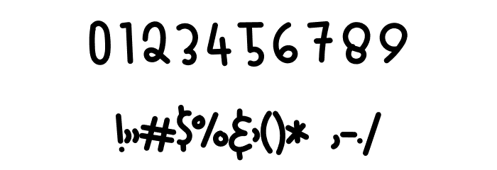 Sugarly Font OTHER CHARS