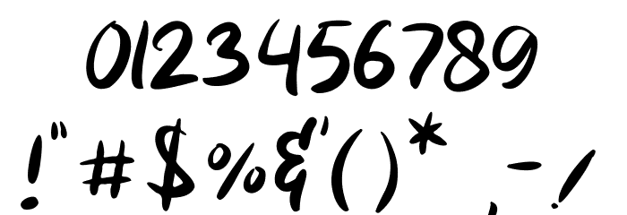 Sugarous Font OTHER CHARS