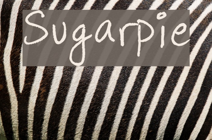 Sugarpie Font examples