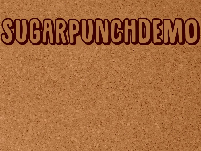 SugarpunchDEMO Font examples