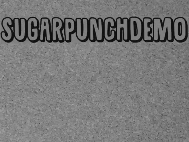 SugarpunchDEMO Font examples