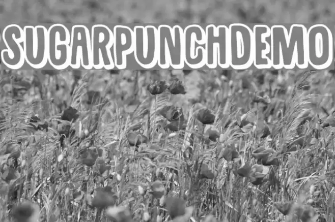 SugarpunchDEMO Font examples