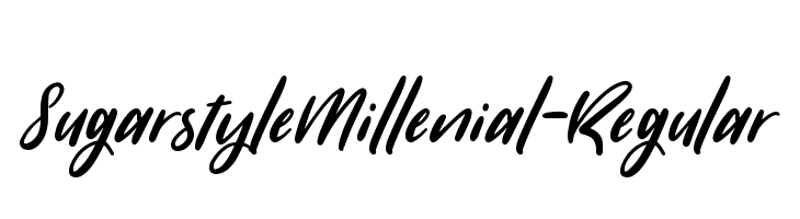 SugarstyleMillenial-Regular Font