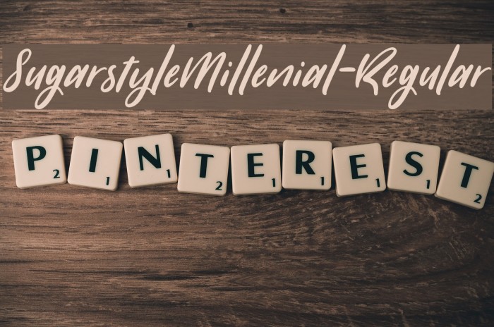 SugarstyleMillenial-Regular Font examples