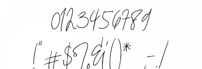 Sugeng Rawuh Font OTHER CHARS