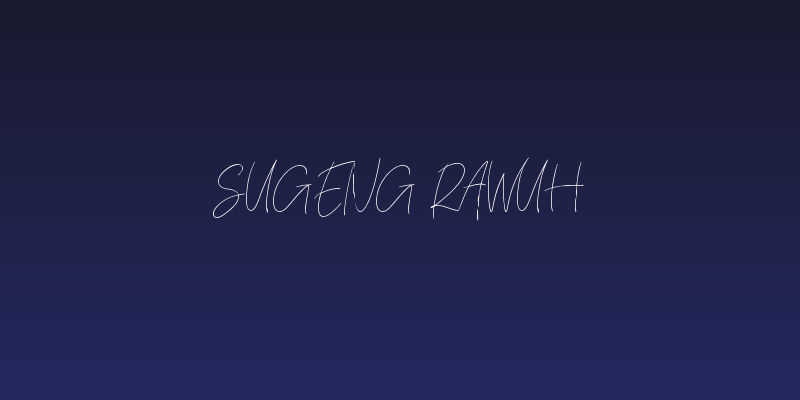Sugeng Rawuh Social Header